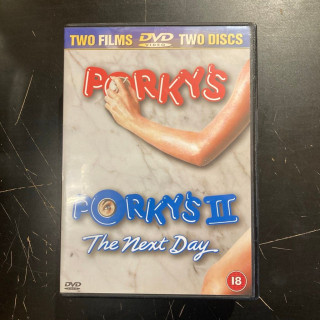 Porky's 1-2 2DVD (VG+/M-) -komedia-